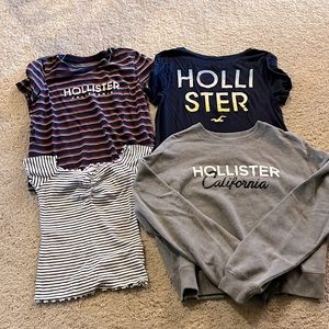 Lot of 4 Hollister shirts